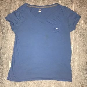 NEGOTIABLE blue nike T-shirt!